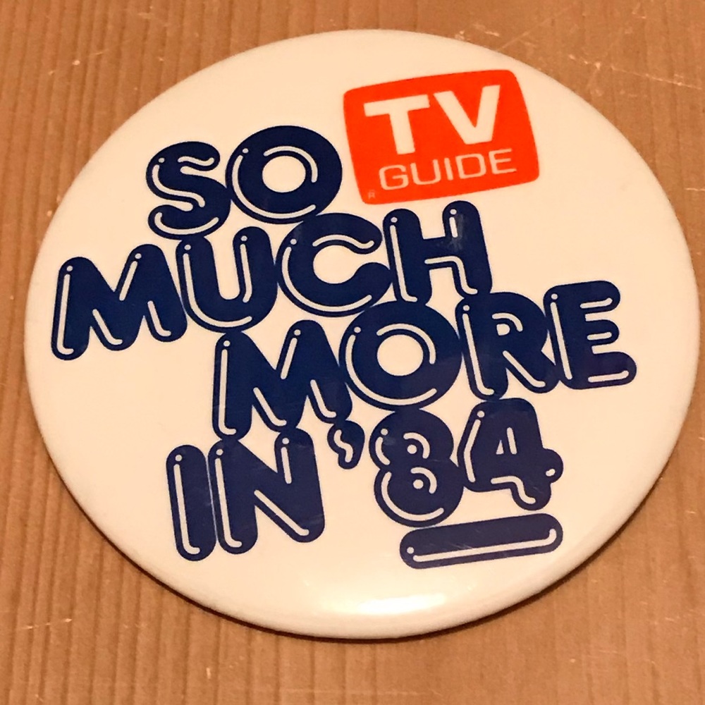 Vintage TV Guide Pin